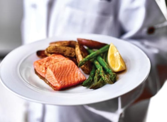 Hudson Estates salmon dish