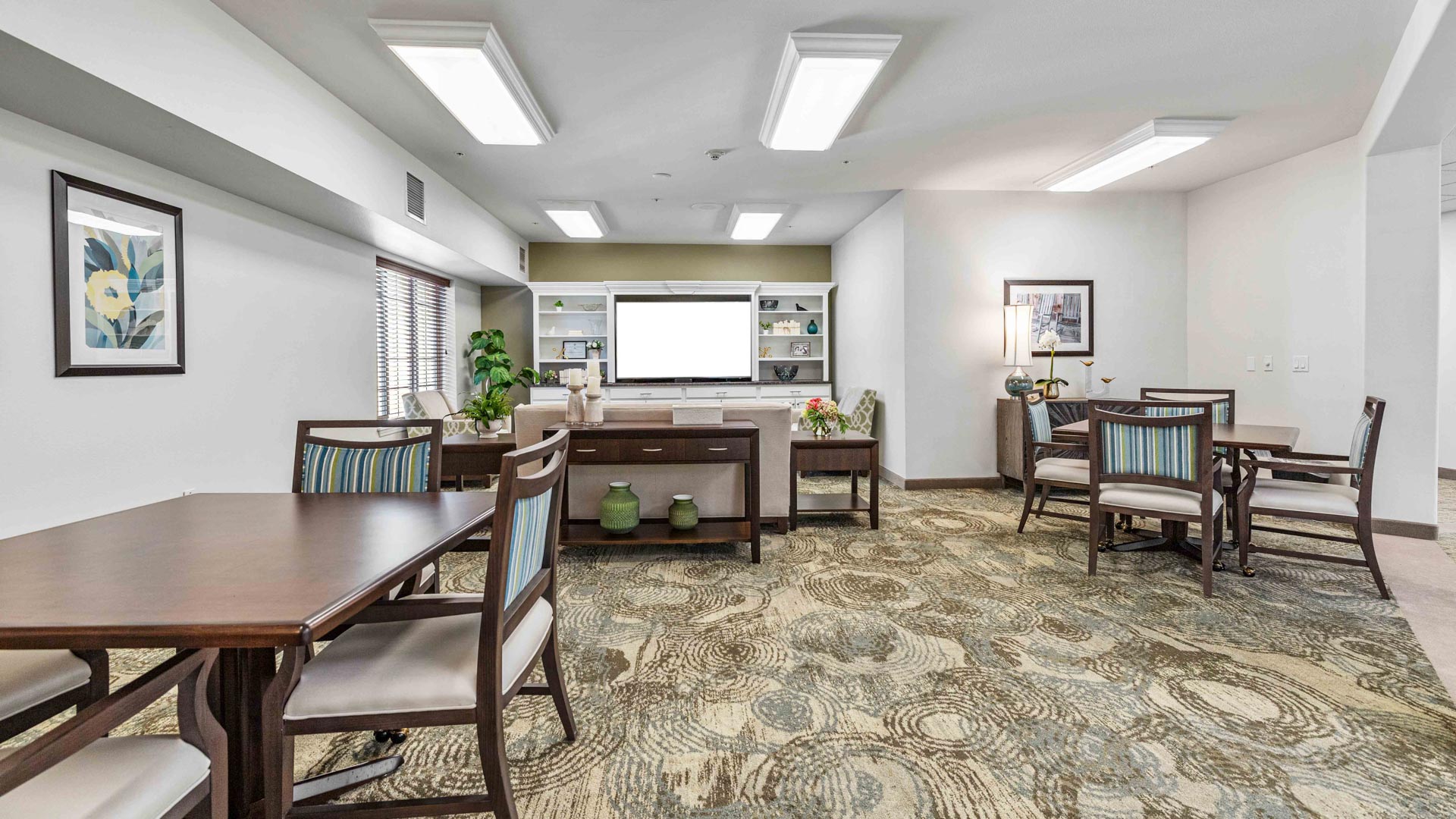 Hudson Estates TV room