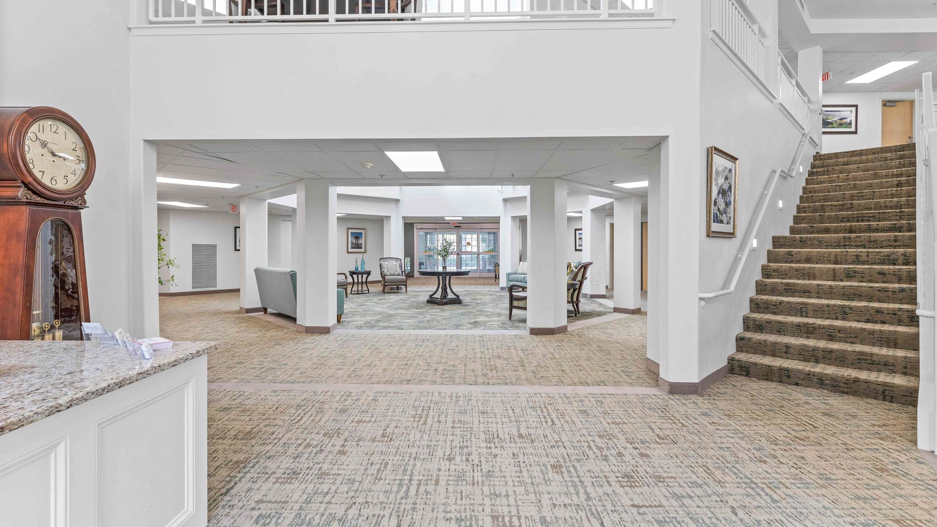 Hudson Estates atrium